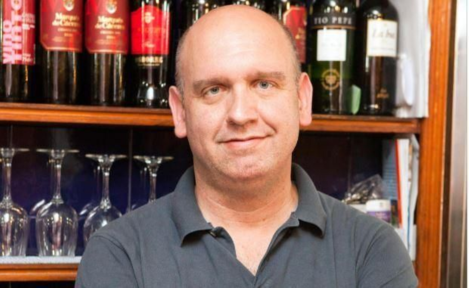 Francisco José Gómez Real, propietario del bar La Herrería.