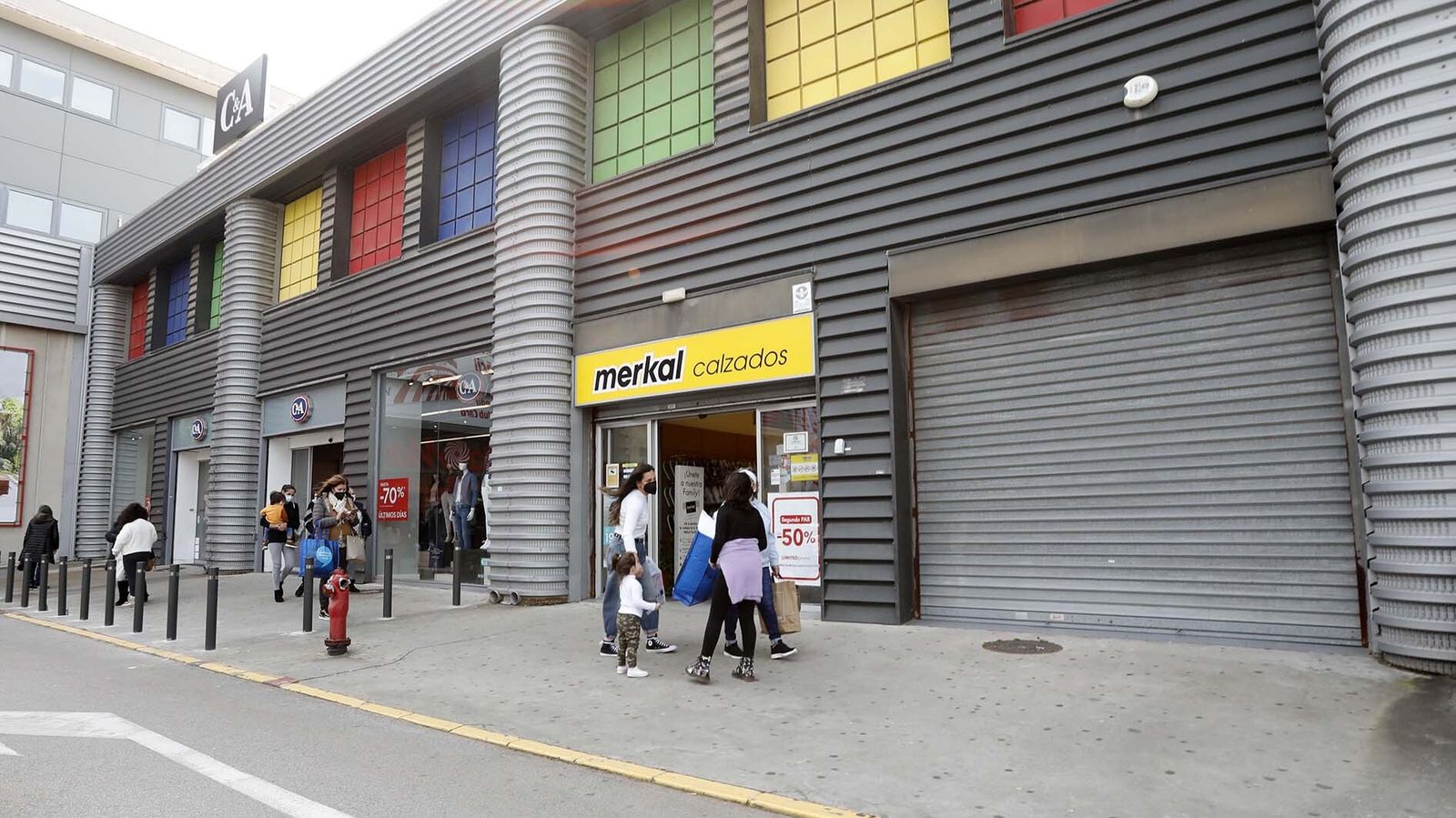 Las fotos del polígono de Palmones, tras el levantamiento del cierre  perimetral de Algeciras y Castellar