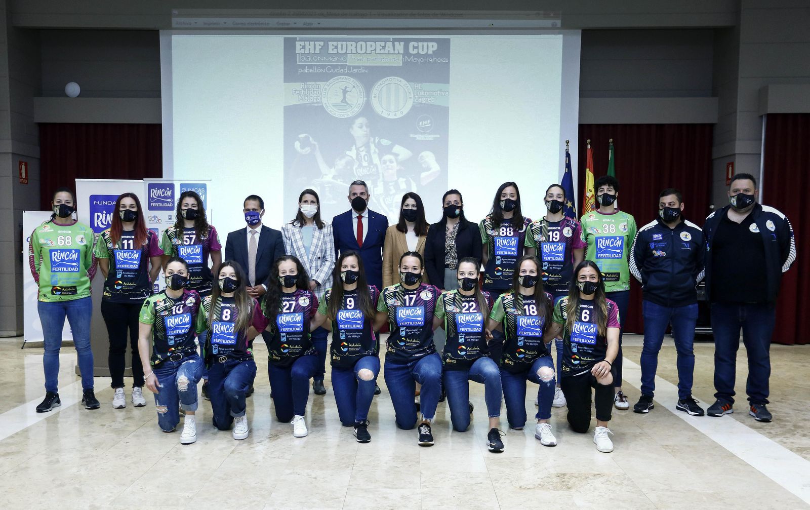 Las fotos de la presentación de la final de la EHF Cup del Rincón Fertilidad