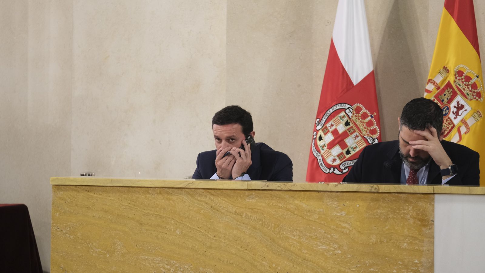 Imágenes del pleno extraordinario del Ayuntamiento de Almería