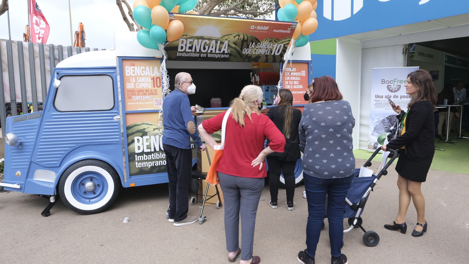 'Food truck' de BASF en la feria para promocionar Bengala