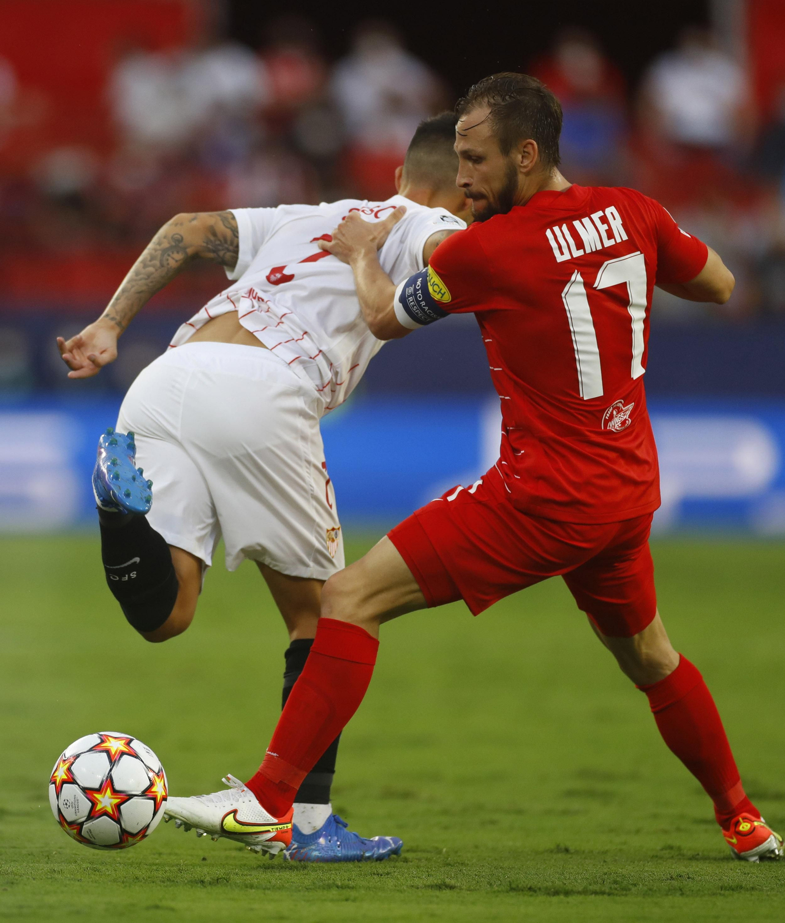 Las imágenes del Sevilla fc Salzburgo