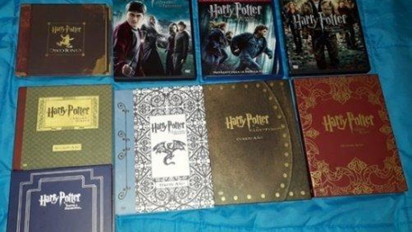 DVD de la saga de Harry Potter.