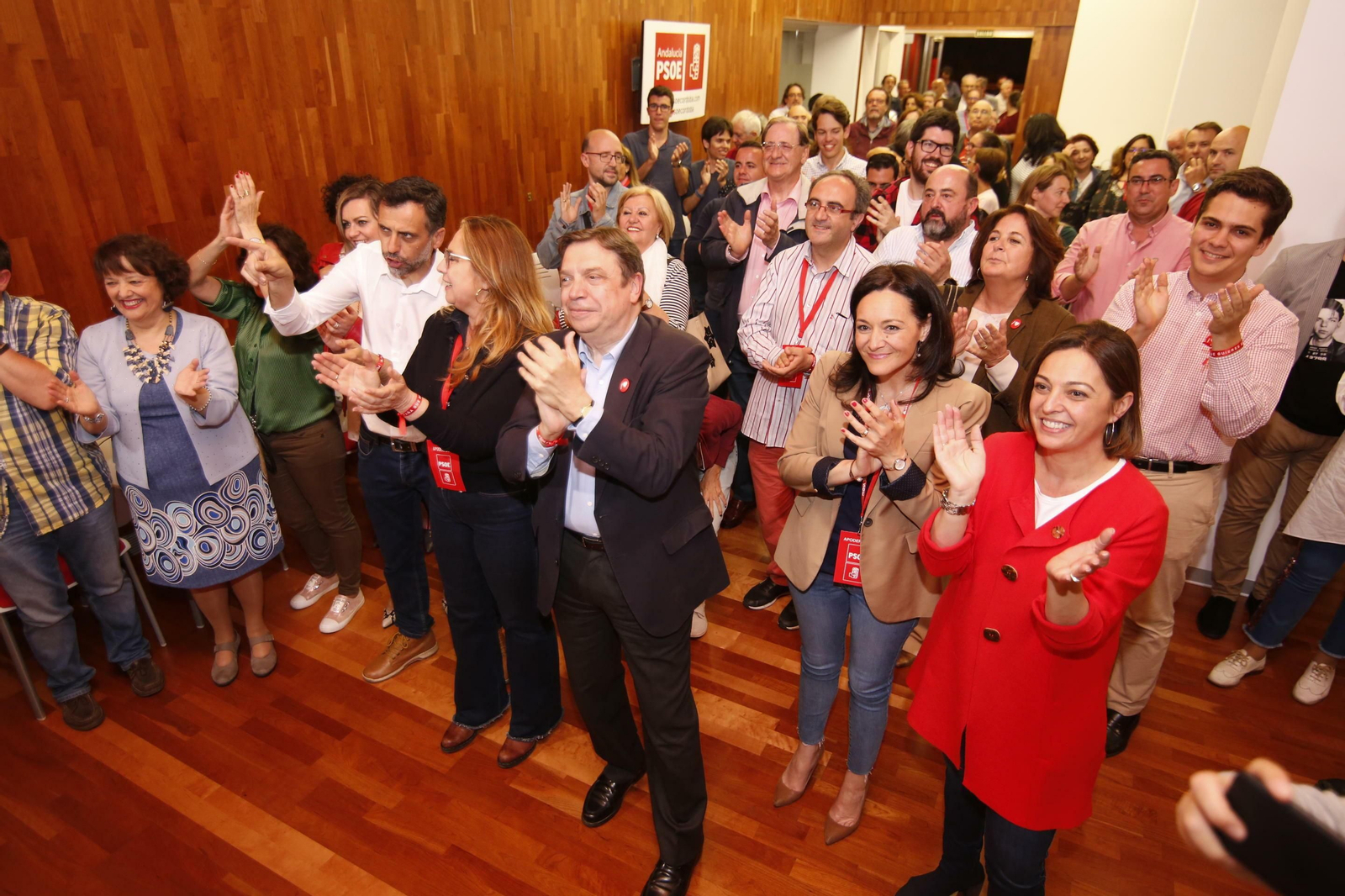 Celebración en la sede del PSOE de Córdoba