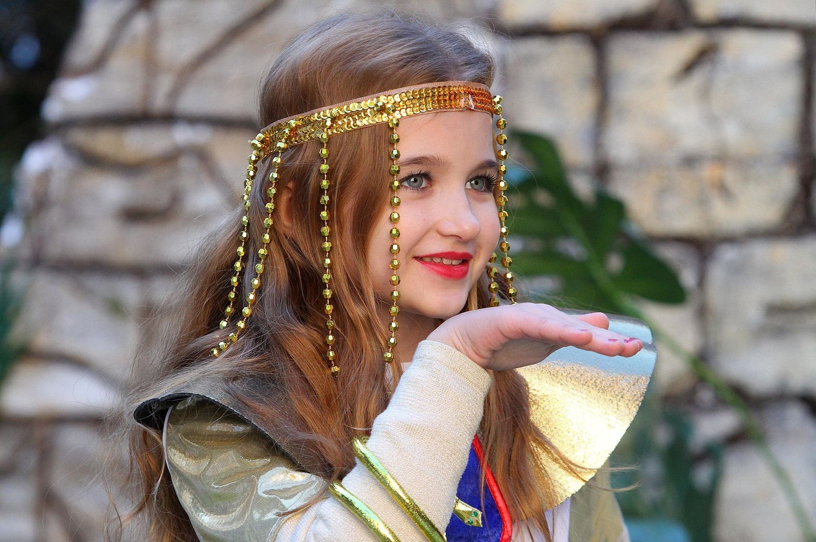 Imágenes del Belén viviente del Colegio María Inmaculada.