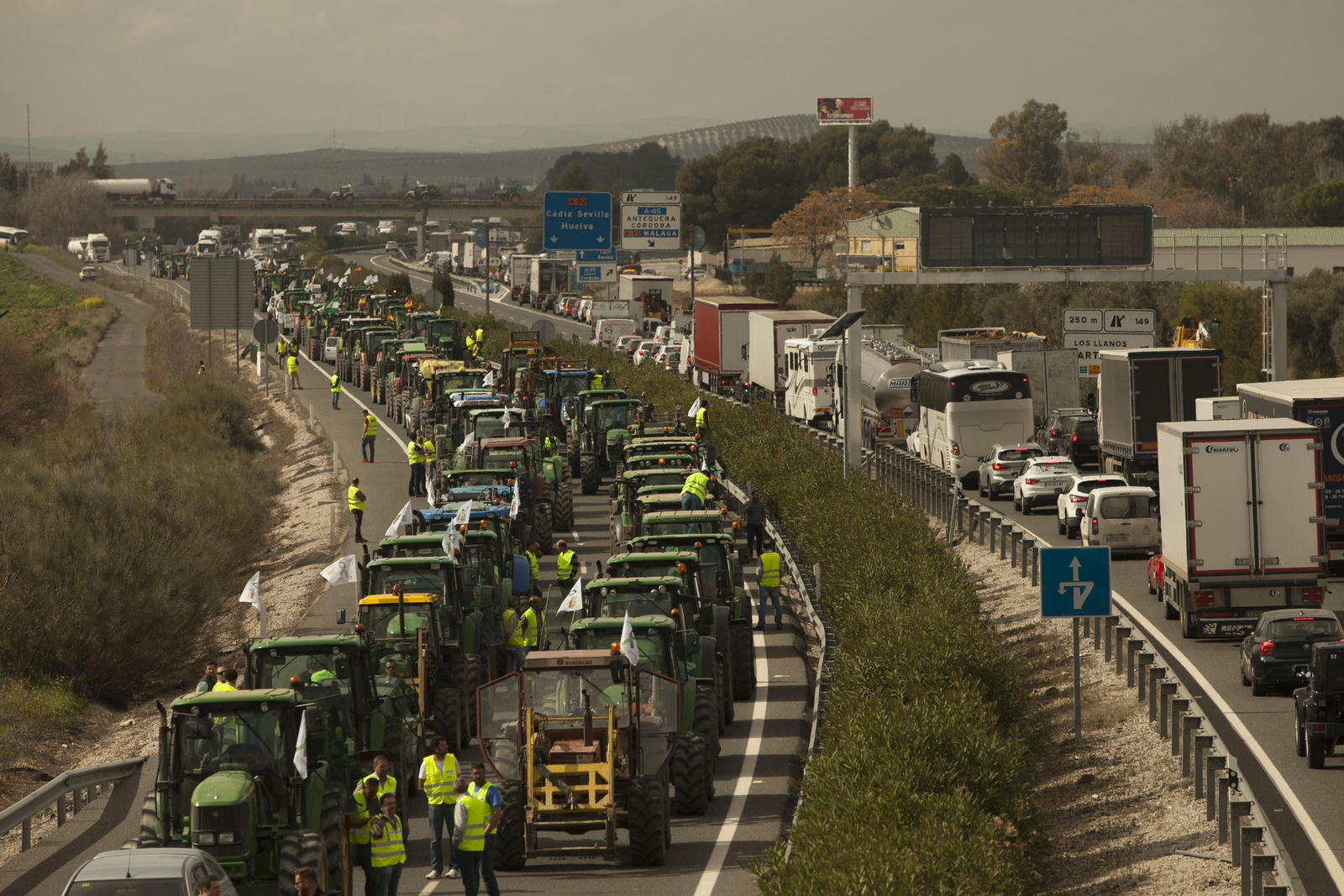 Tractorada de hace un par de años promovida por agricultores.