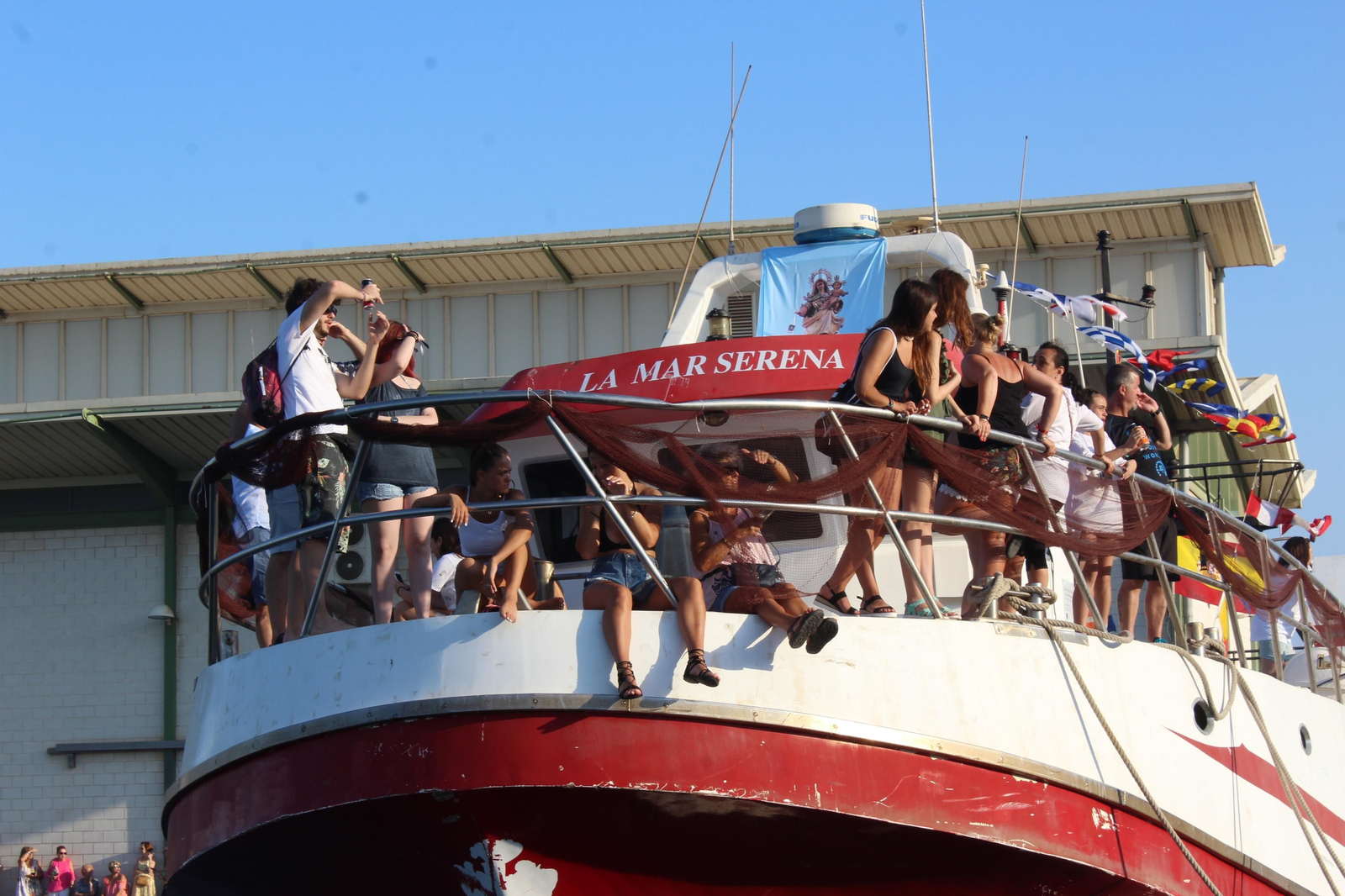 Imágenes de la procesión de la Virgen del Carmen en Garrucha
