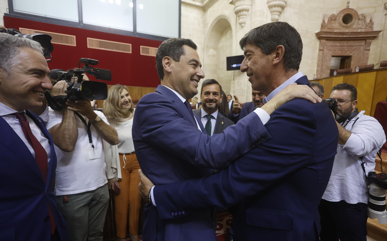 La constitución del Parlamento andaluz, todas las imágenes