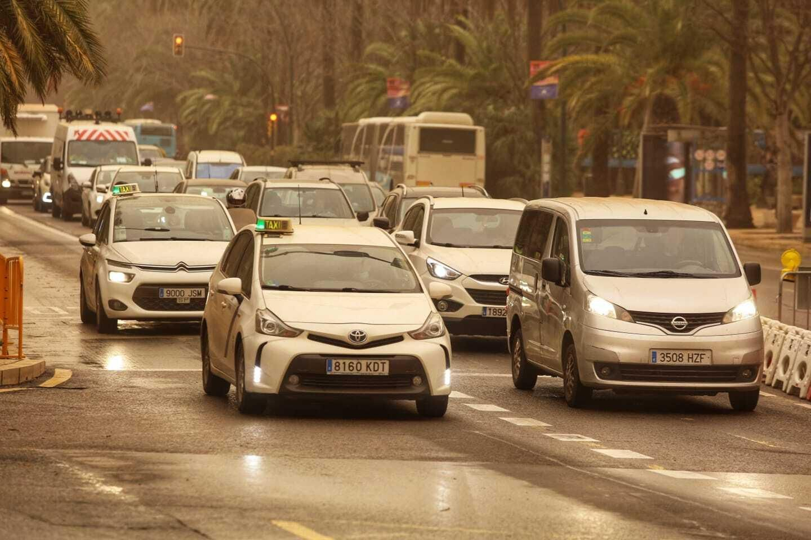 Las fotos de la calima en Málaga: vuelve la nube de polvo africano