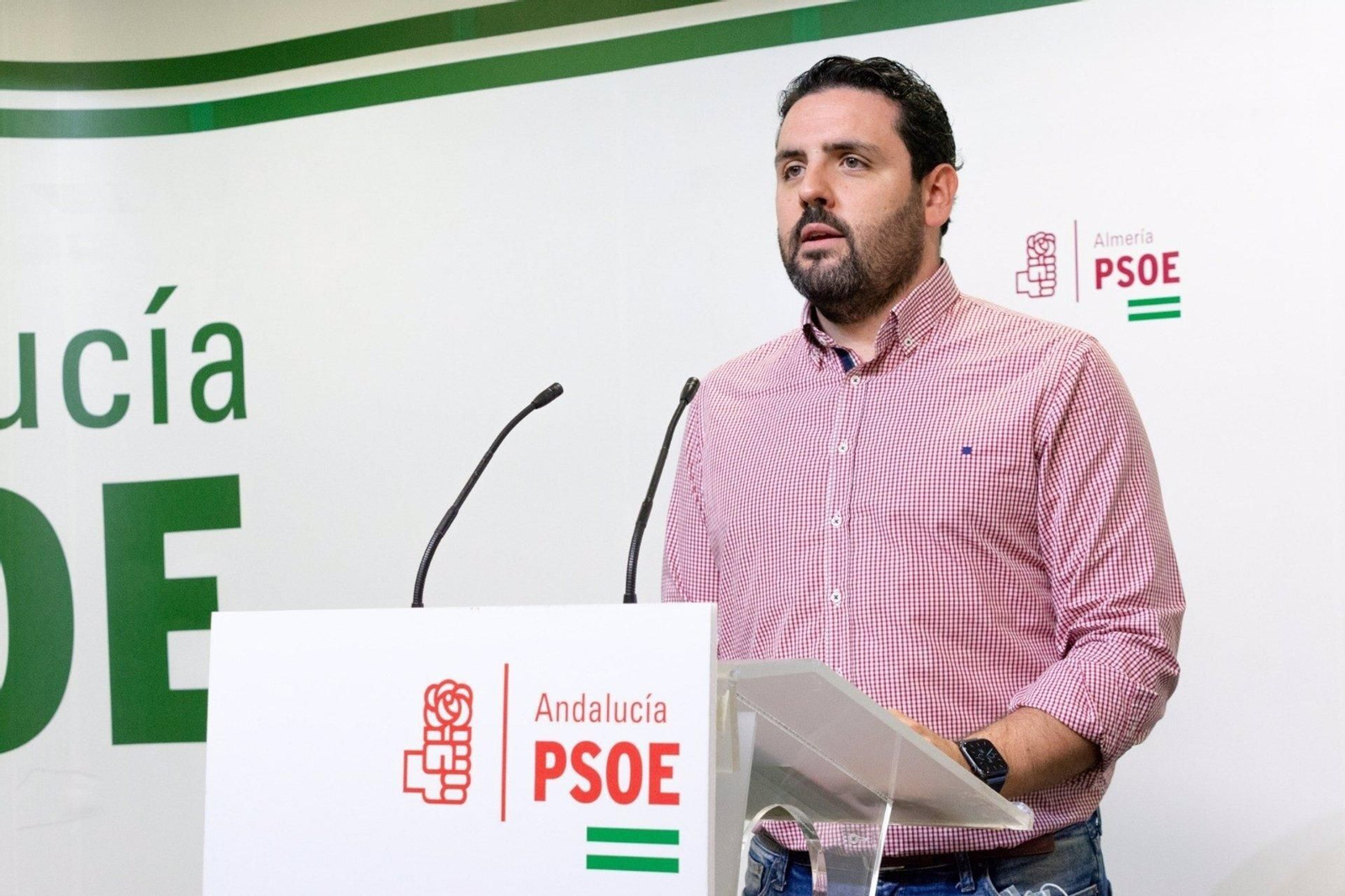 El portavoz del PSOE en la Diputación de Almería, Juan Manuel Ruiz del Real.