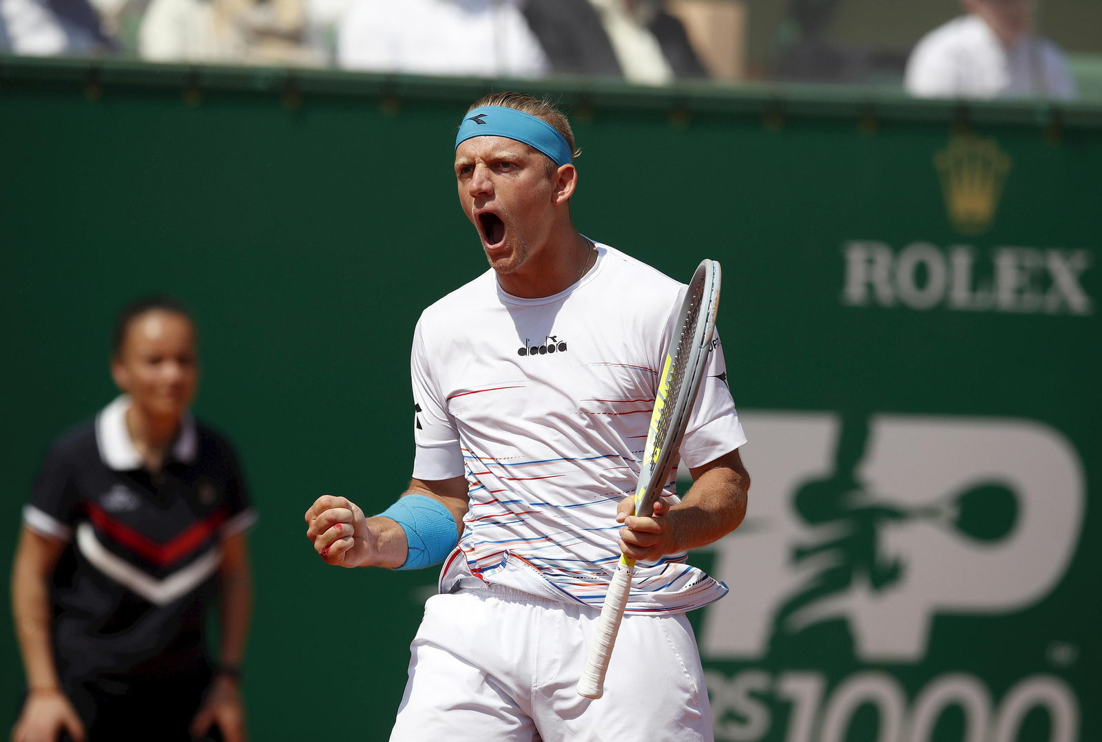 El triunfo de Alejandro Davidovich sobre Dimitrov, en fotos