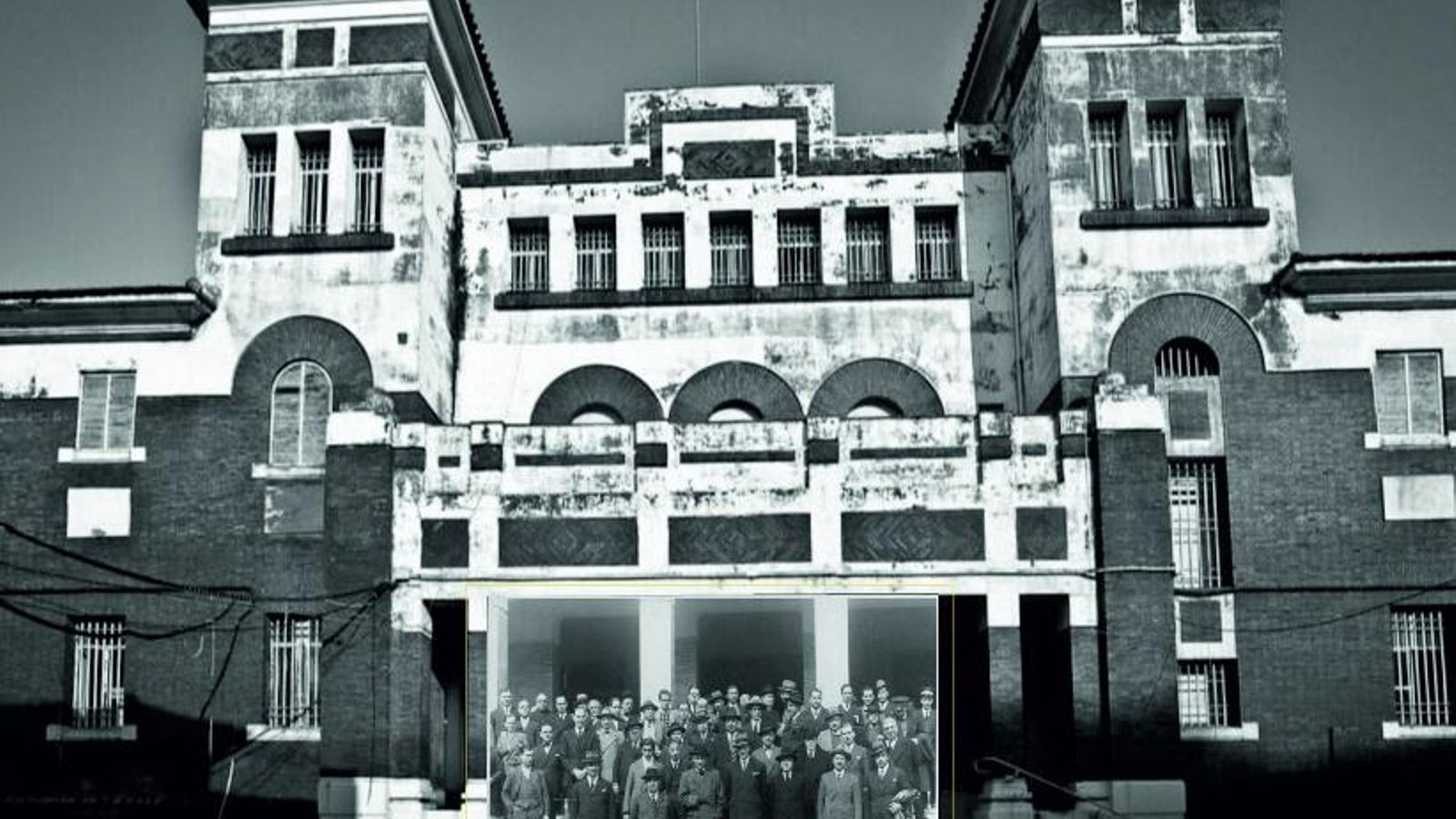 Acto social en la antigua cárcel de Huelva.