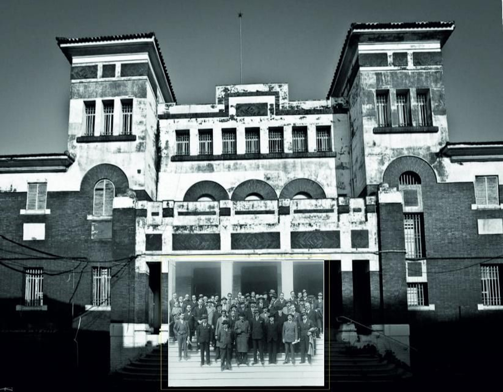 Acto social en la antigua cárcel de Huelva.