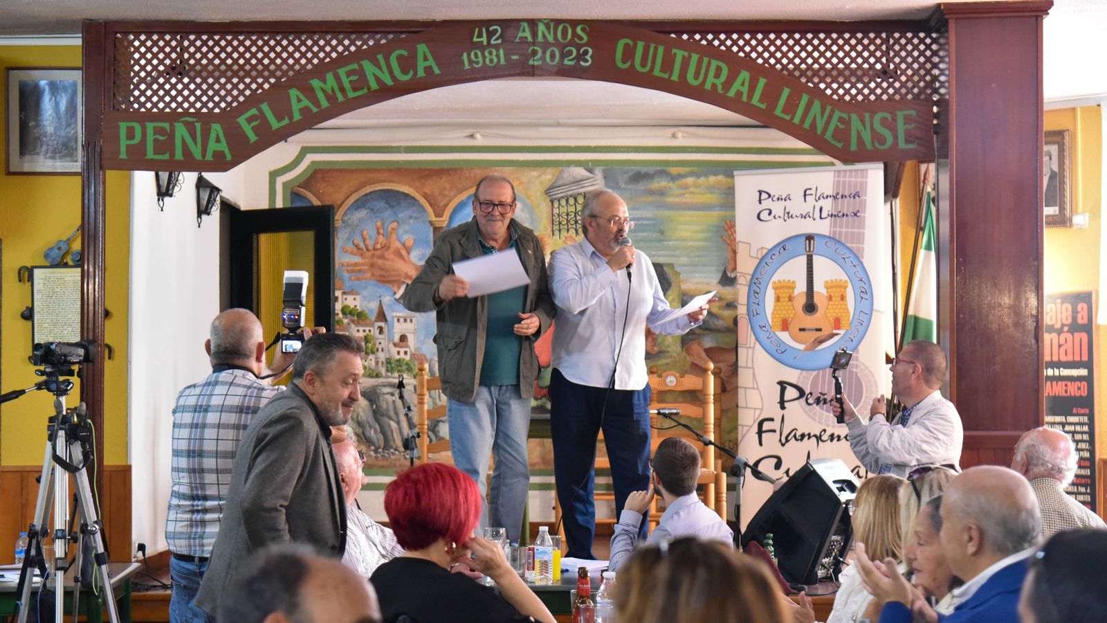 La clausura del Congreso Flamenco Antonio 'El Chaqueta' en La Peña Flamenca Cultural Linense
