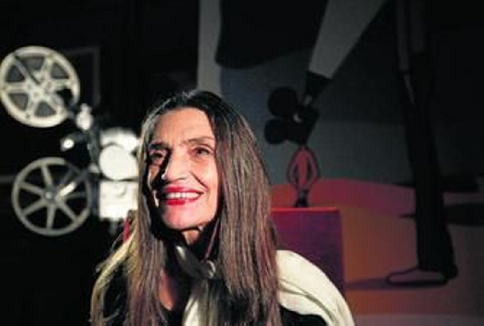 Ángela Molina, durante la entrevista para Diario de Almería.