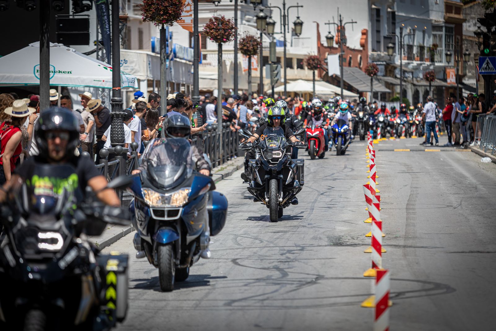 Imágenes de la motorada en El Puerto