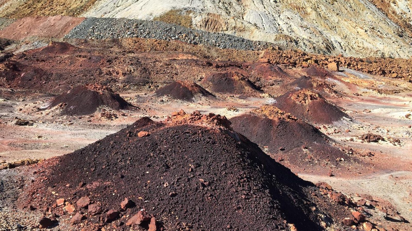 Antiguas teleras en Riotinto.