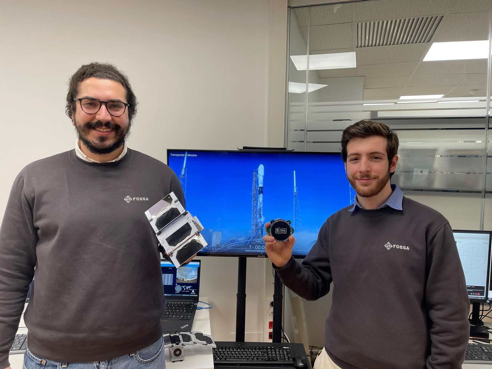 Vicente González, CTO, y Julián Fernández, CEO de Fossa Systems.