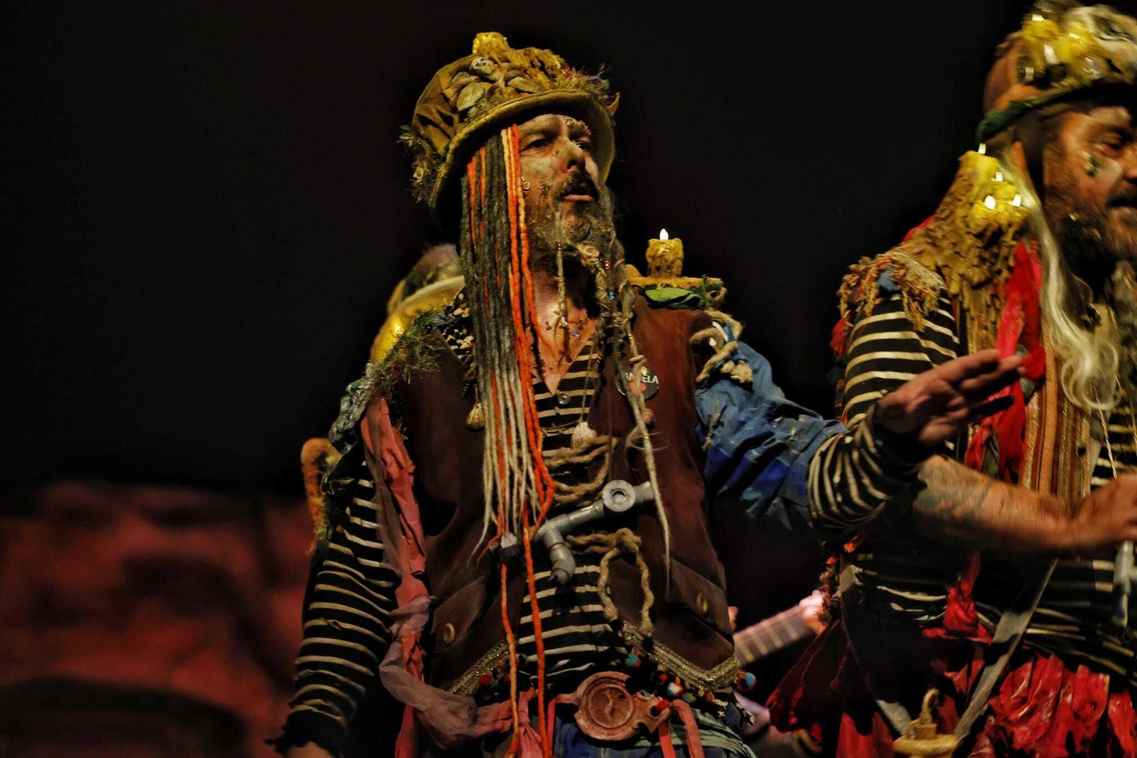 Miguel Nández durante la actuación de este lunes