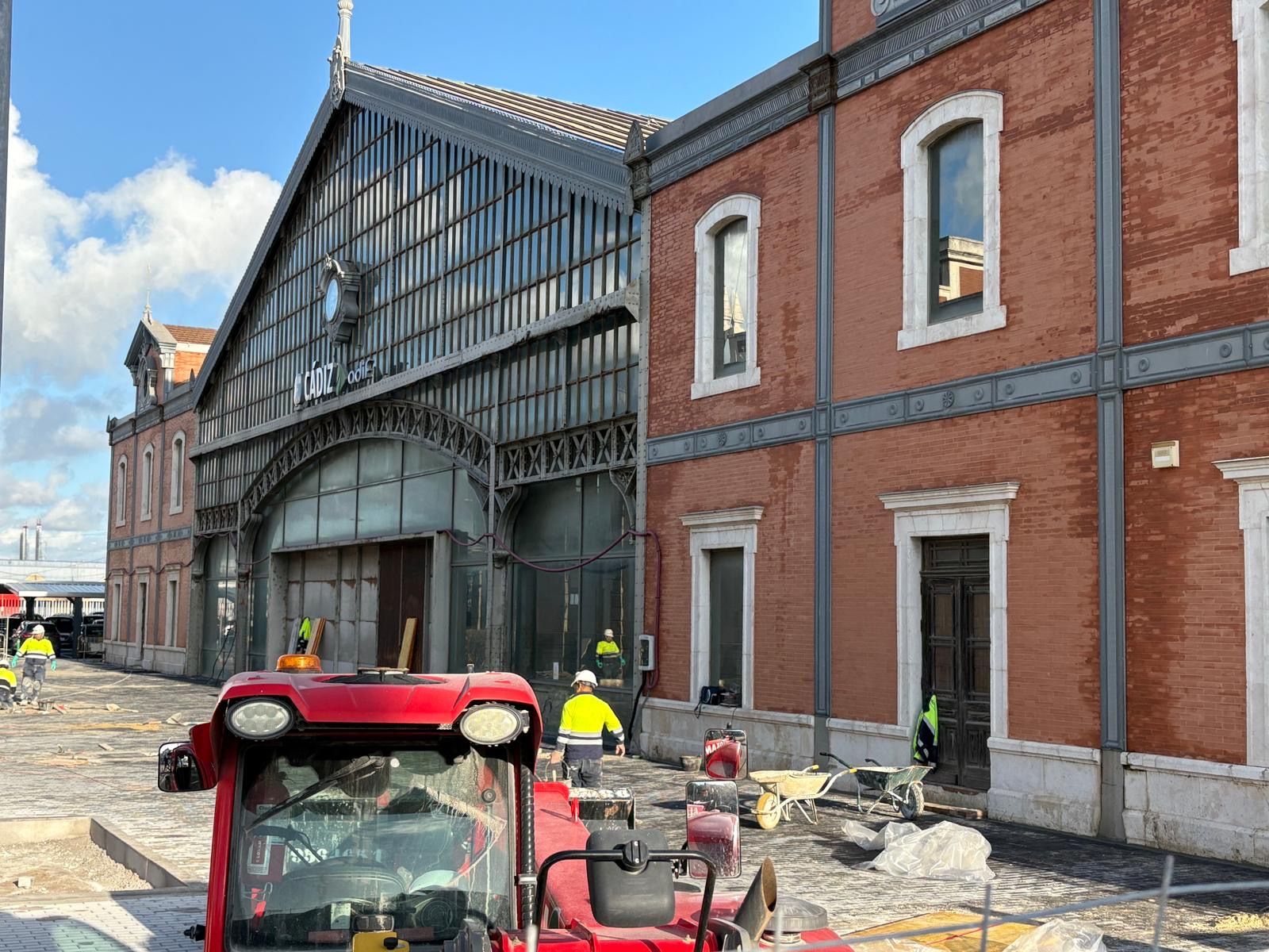 Obras en la Estación