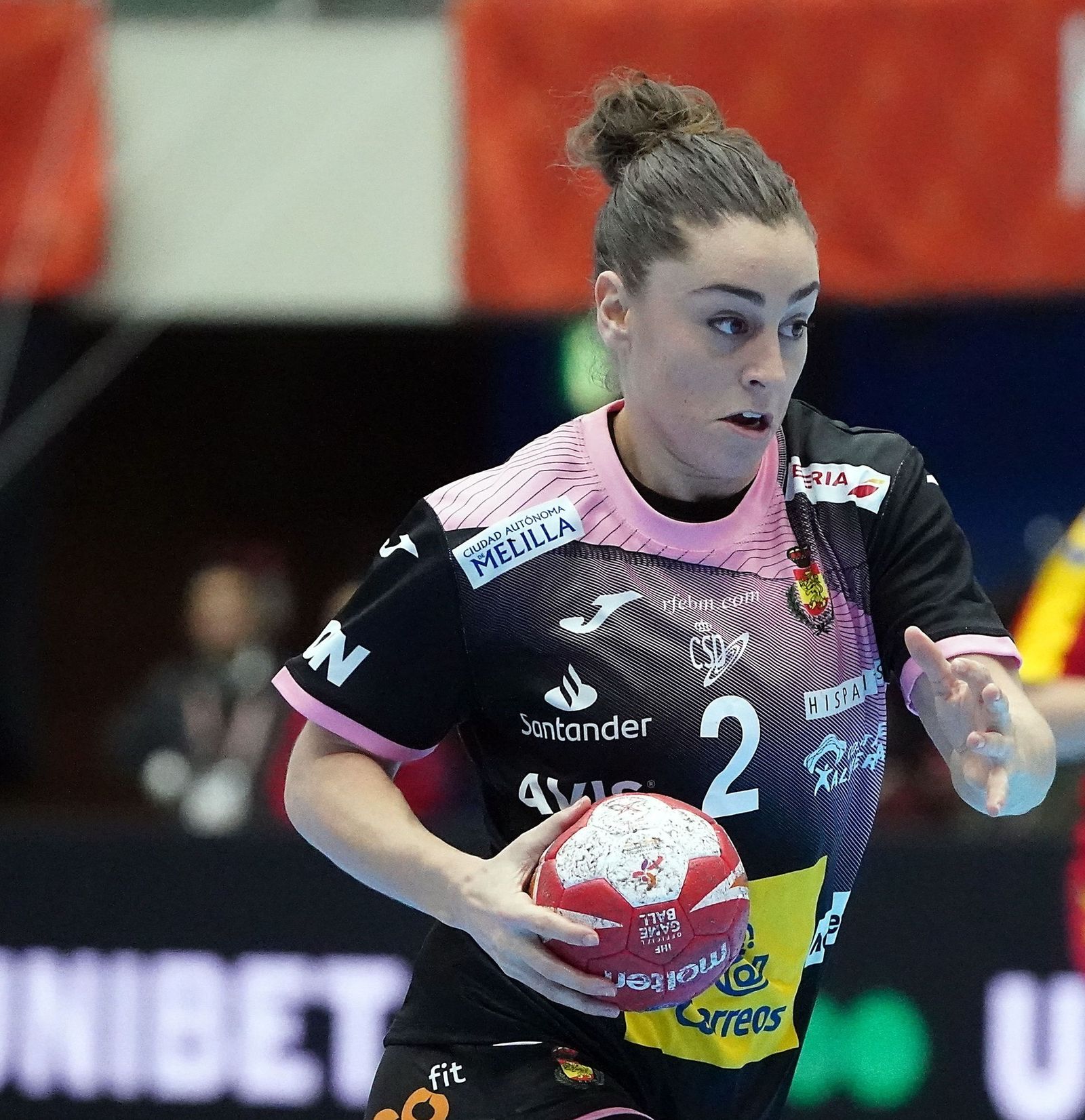 Marta López, durante el Mundial.