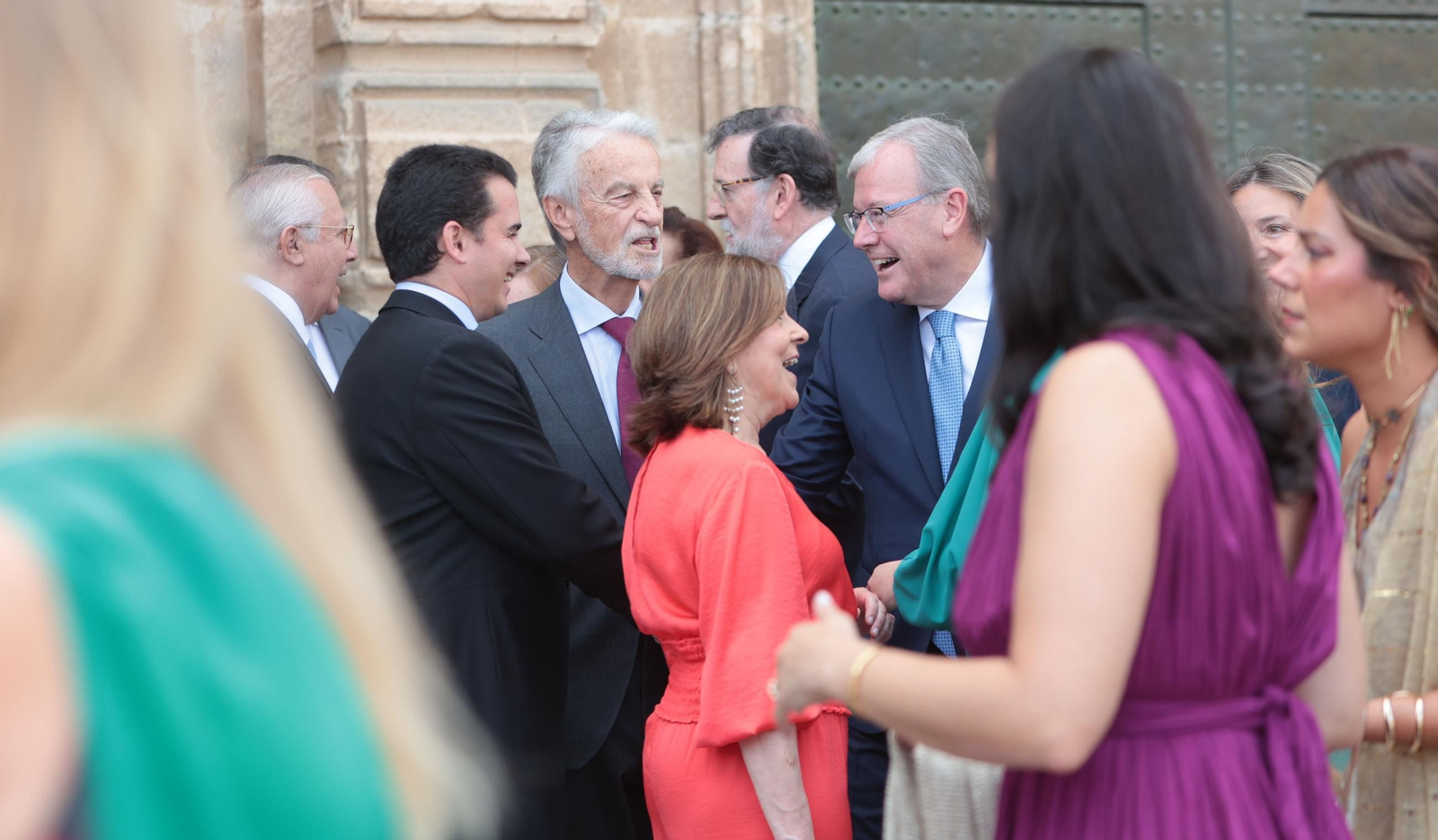 Imágenes de los invitados en la boda del hijo de Javier Arenas en Jerez