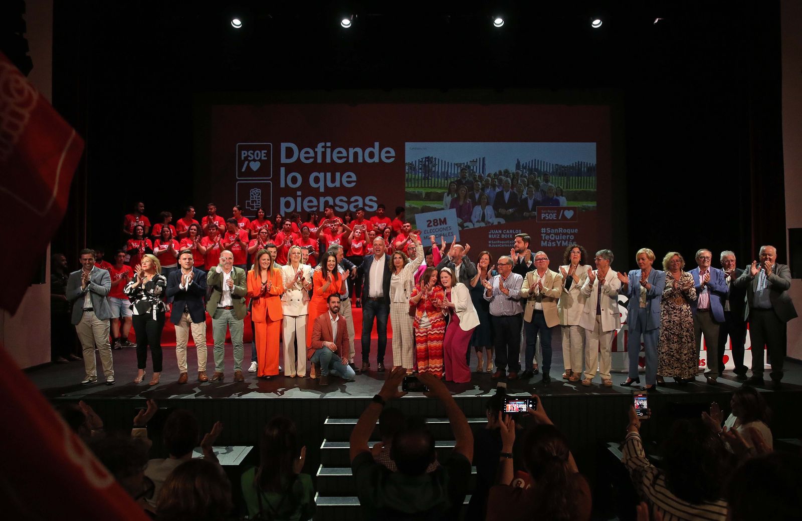 Fotos de la presentación de Juan Carlos Ruiz Boix como candidato a la Alcaldía de San Roque