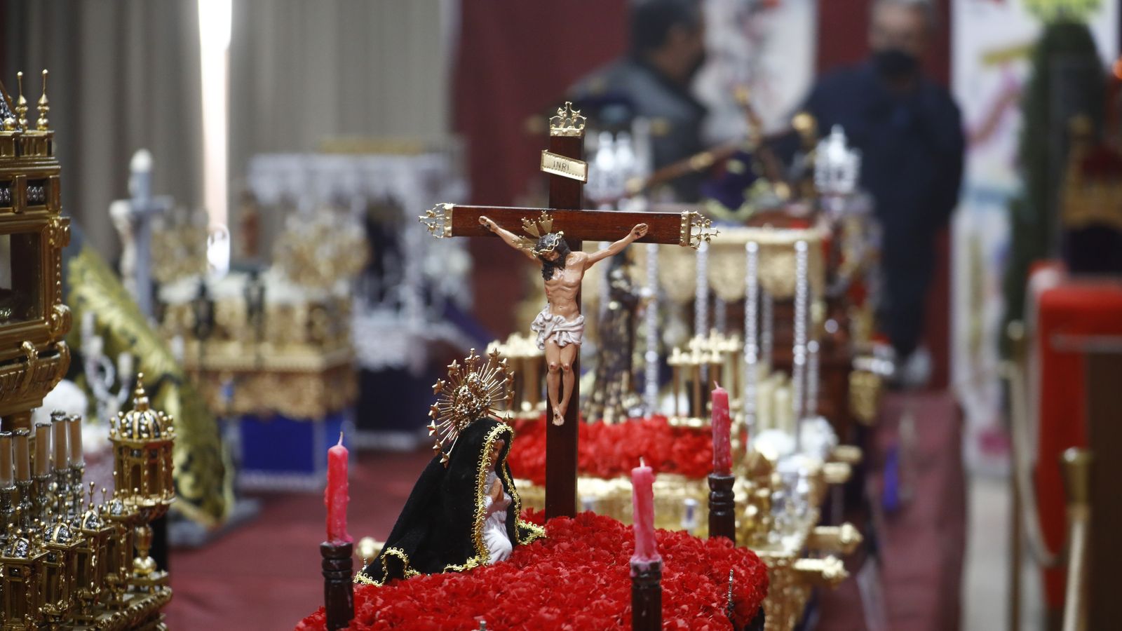 Uno de los pasos de la exposición.