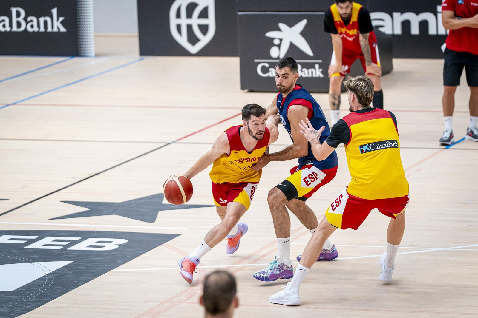 España acaba su trabajo en Madrid antes de venir a Málaga