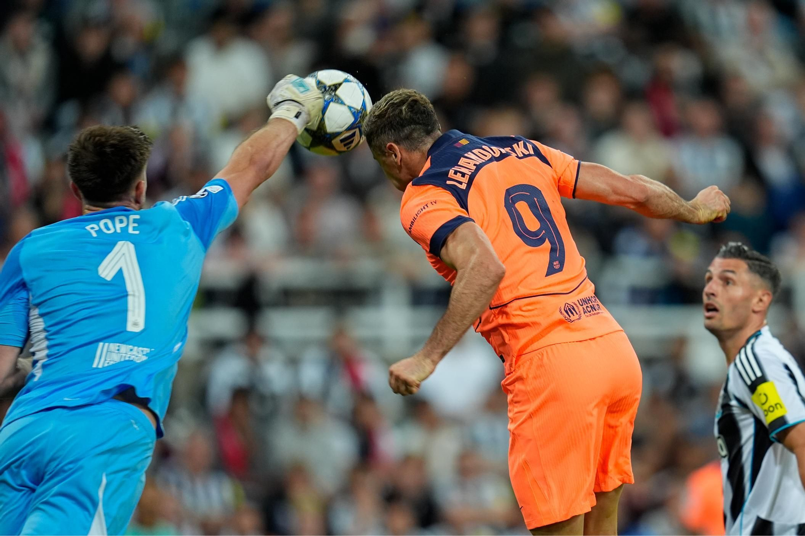 Las fotos del Newcastle-Barcelona