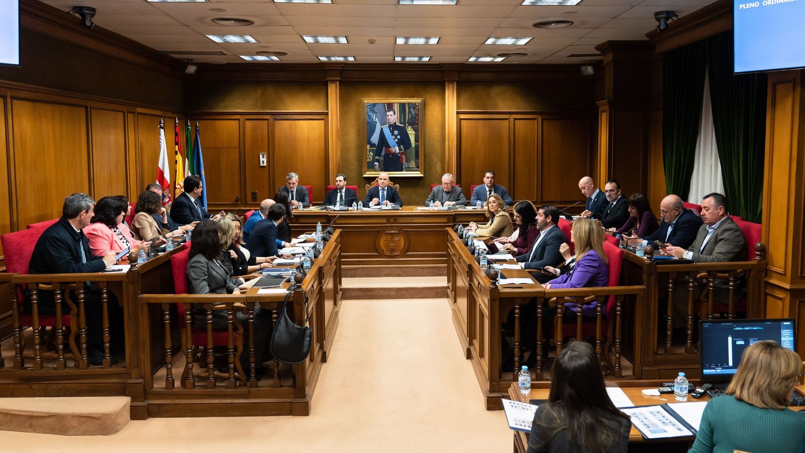 Momento de la sesión plenaria.