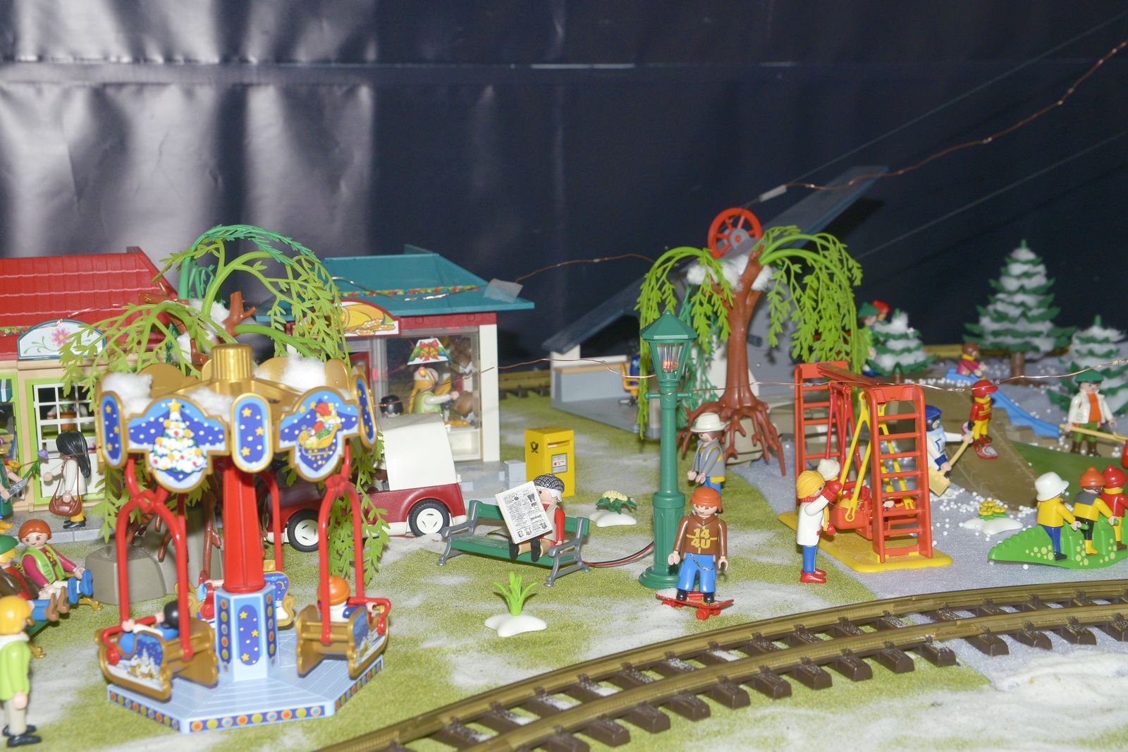 Fotos del Belén de playmobil en La Línea