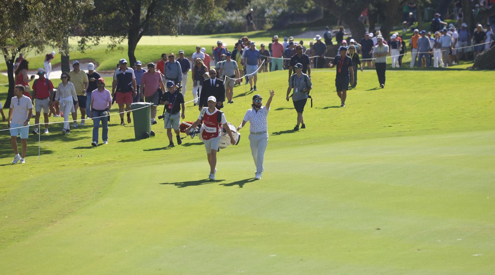 Las fotos de la segunda jornada del Estrella Damm N.A. Andalucía Masters de golf, en el RCG Sotogrande de San Roque