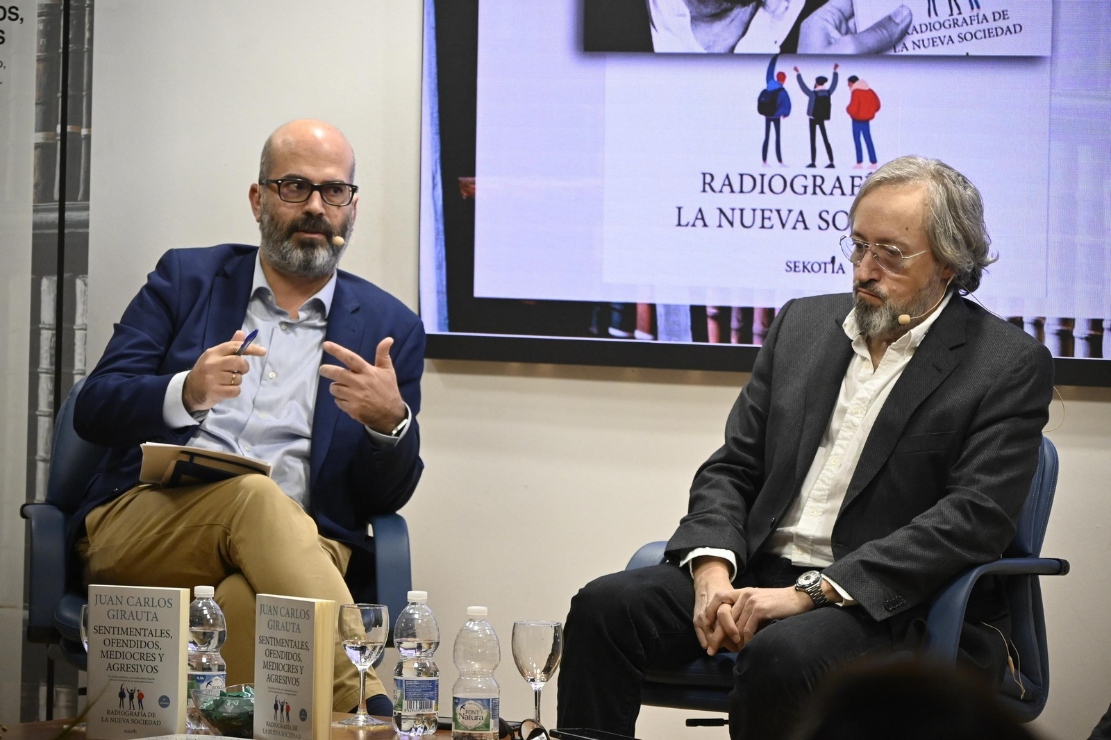 Imágenes de la presentación del libro de Juan Carlos Girauta  "Sentimentales, ofendidos, mediocres y agresivos"