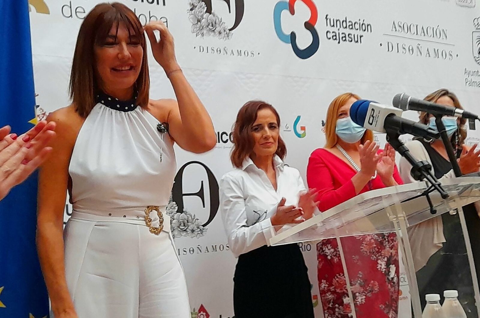 Raquel Revuelta  en el homenaje de este viernes en Palma del Río