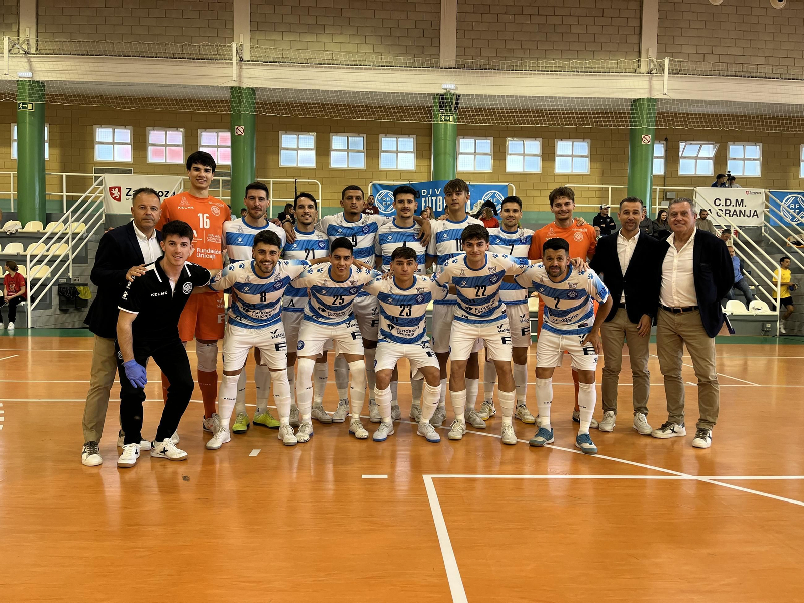 Remontada del Málaga Ciudad Redonda en Zaragoza para entrar en el play off (3-5)