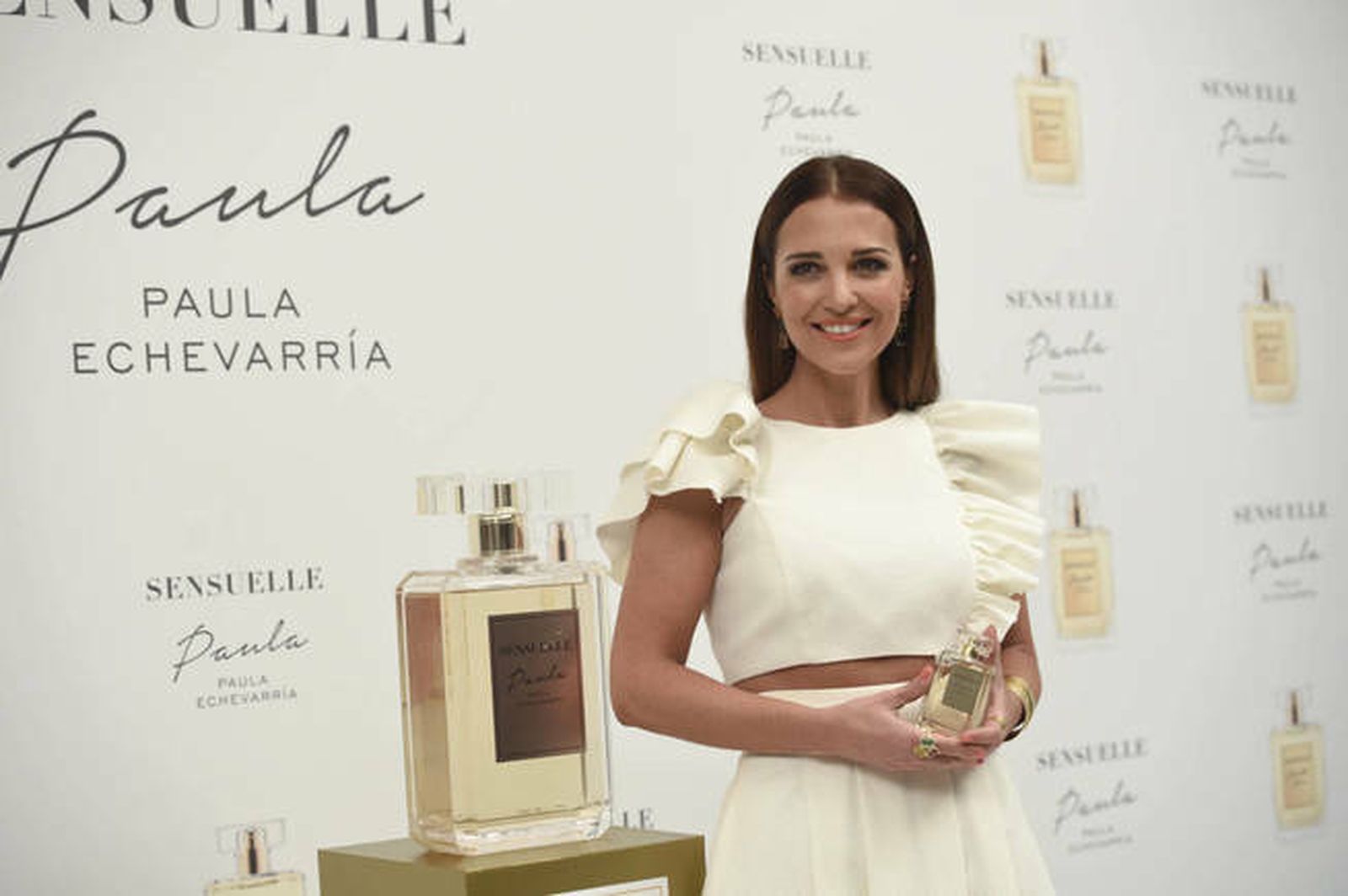 Paula Echevarría, en la presentación del perfume que lleva su nombre.