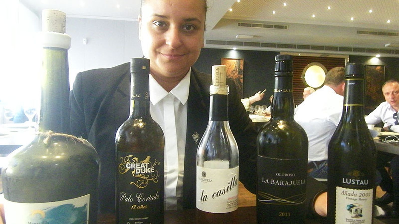 La sumiller Cristina Navarro.