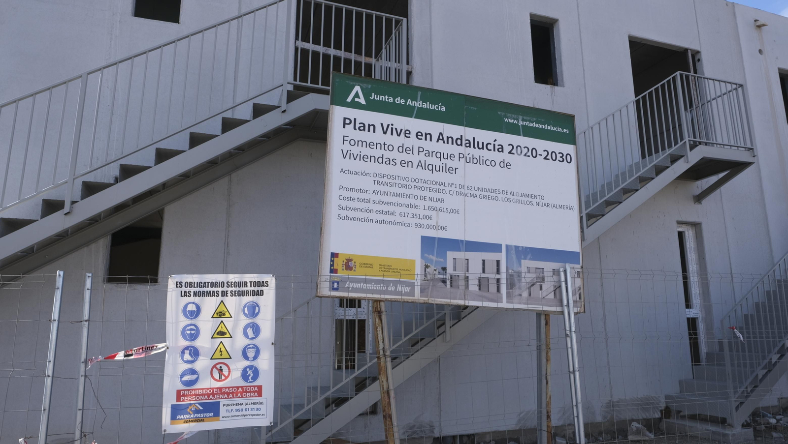 Imágenes del desalojo del asentamiento chabolista 'El Walili', en Níjar