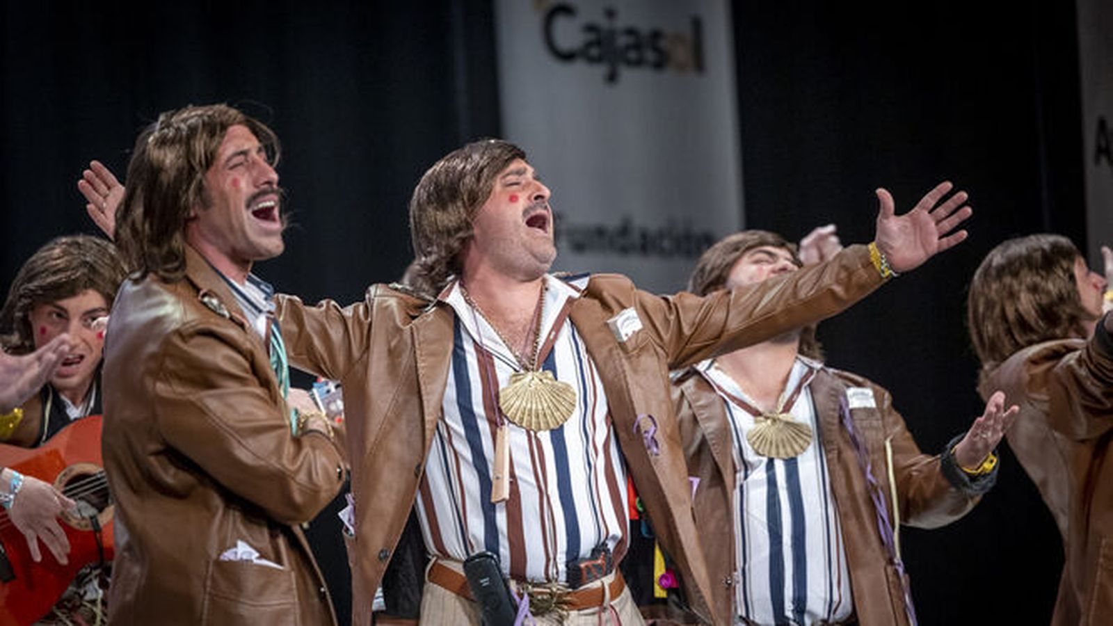 La chirigota de Santoña, en su pase de cuartos