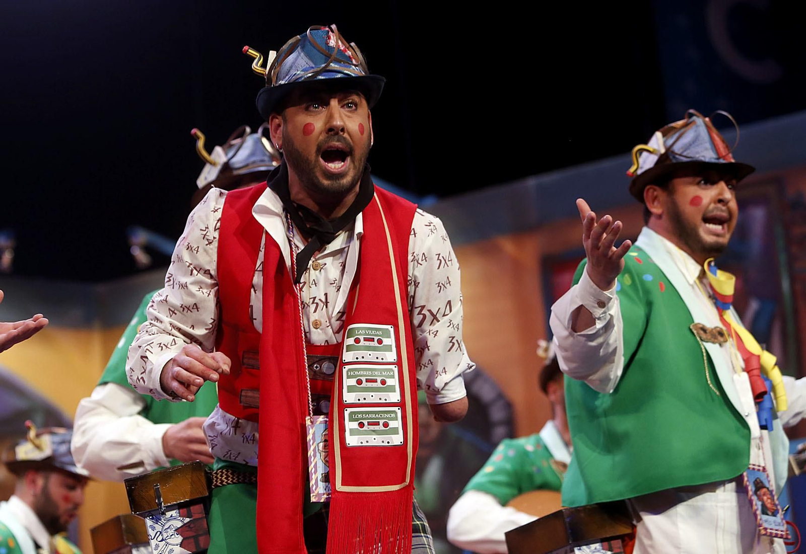 Las imágenes de la sexta función de cuartos