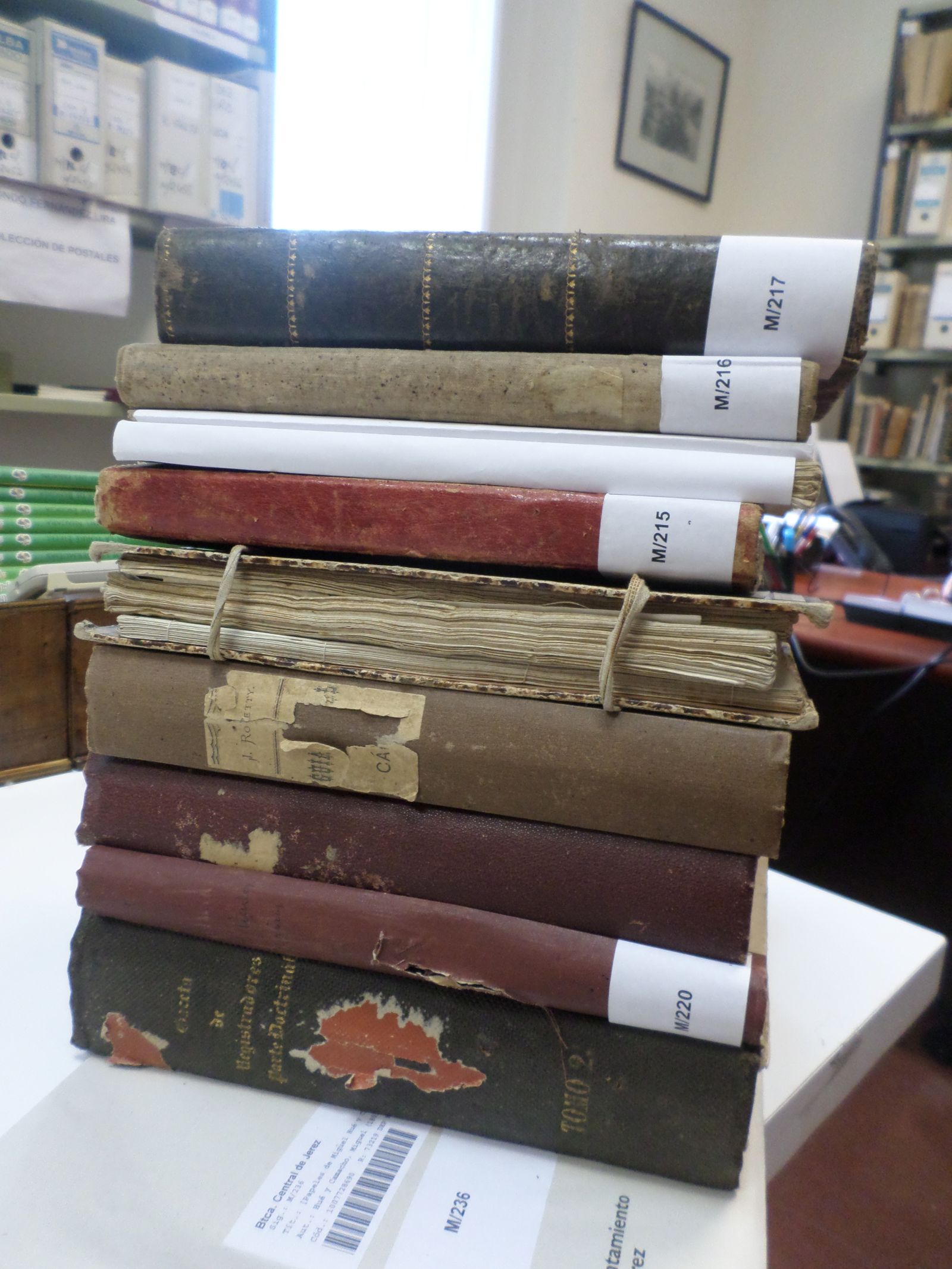 Manuscritos de Miguel Hué.