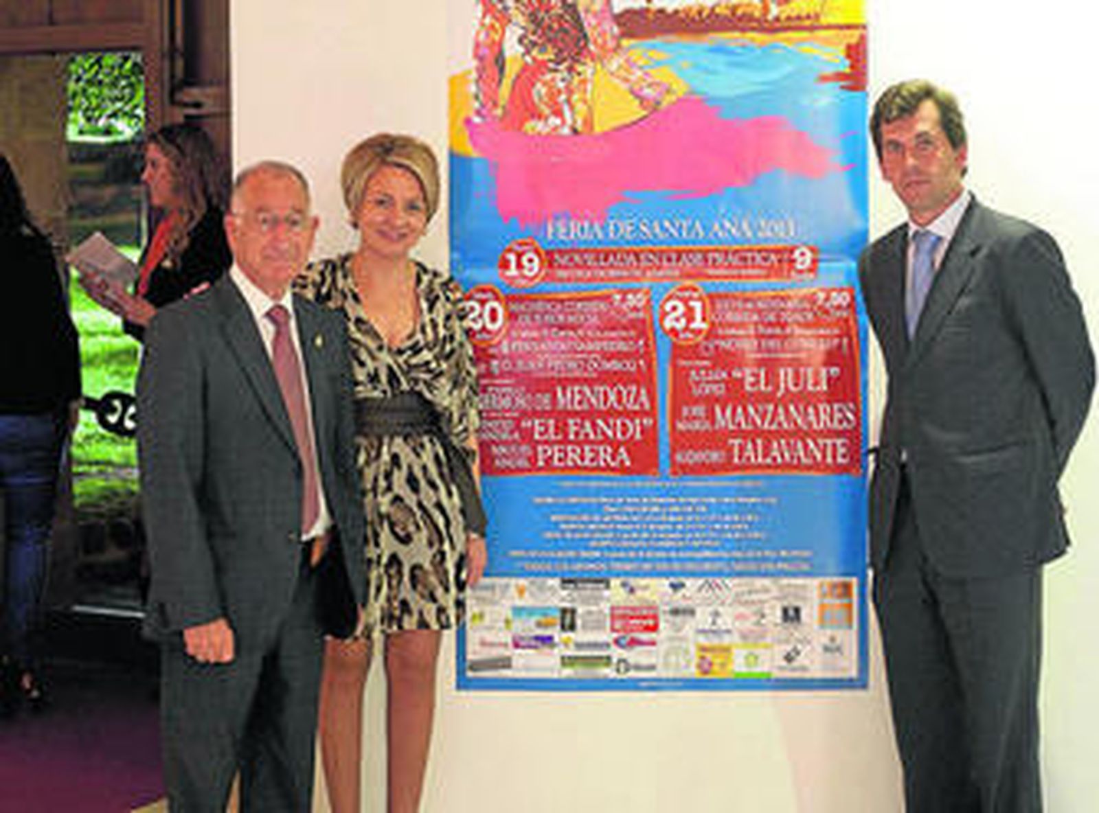 Presentación del cartel con uno de los  protagonistas.