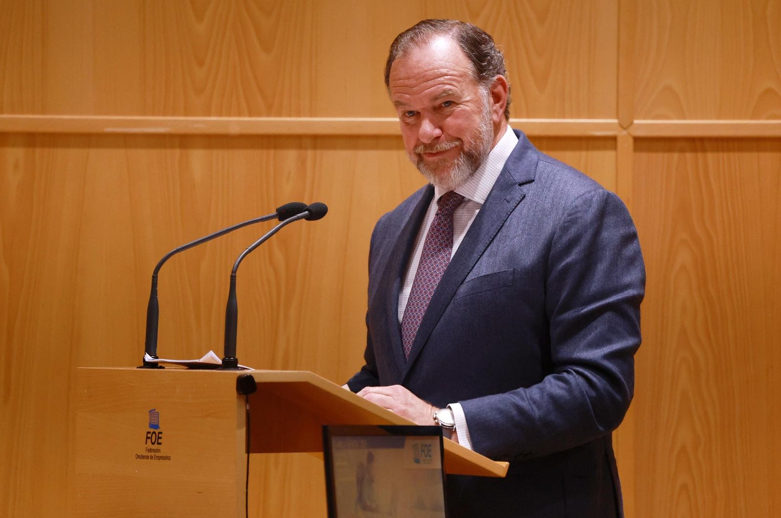 El presidente de la FOE, José Luis García-Palacios Álvarez.
