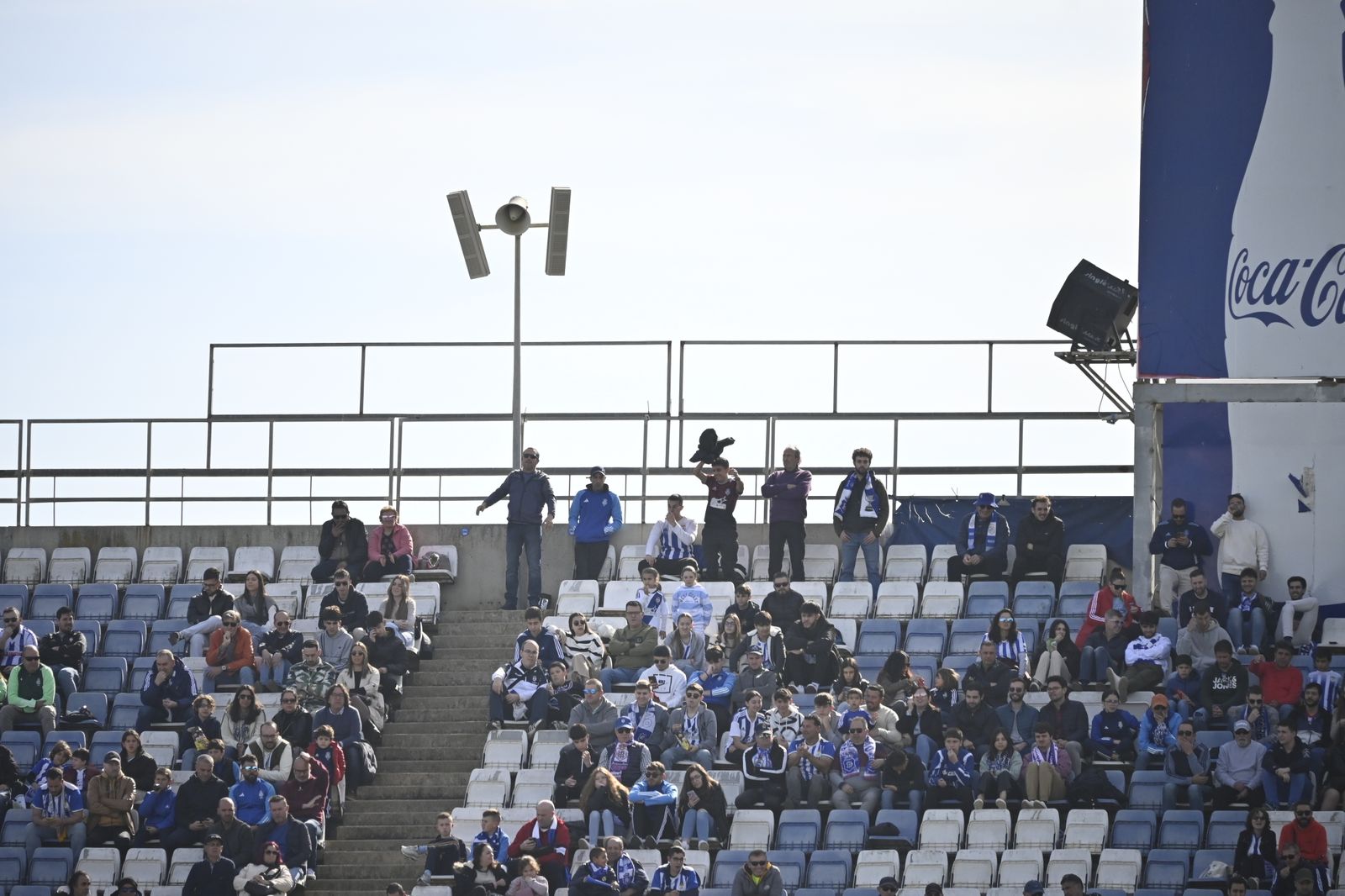 Imágenes de ambiente del partido Recre - Melilla