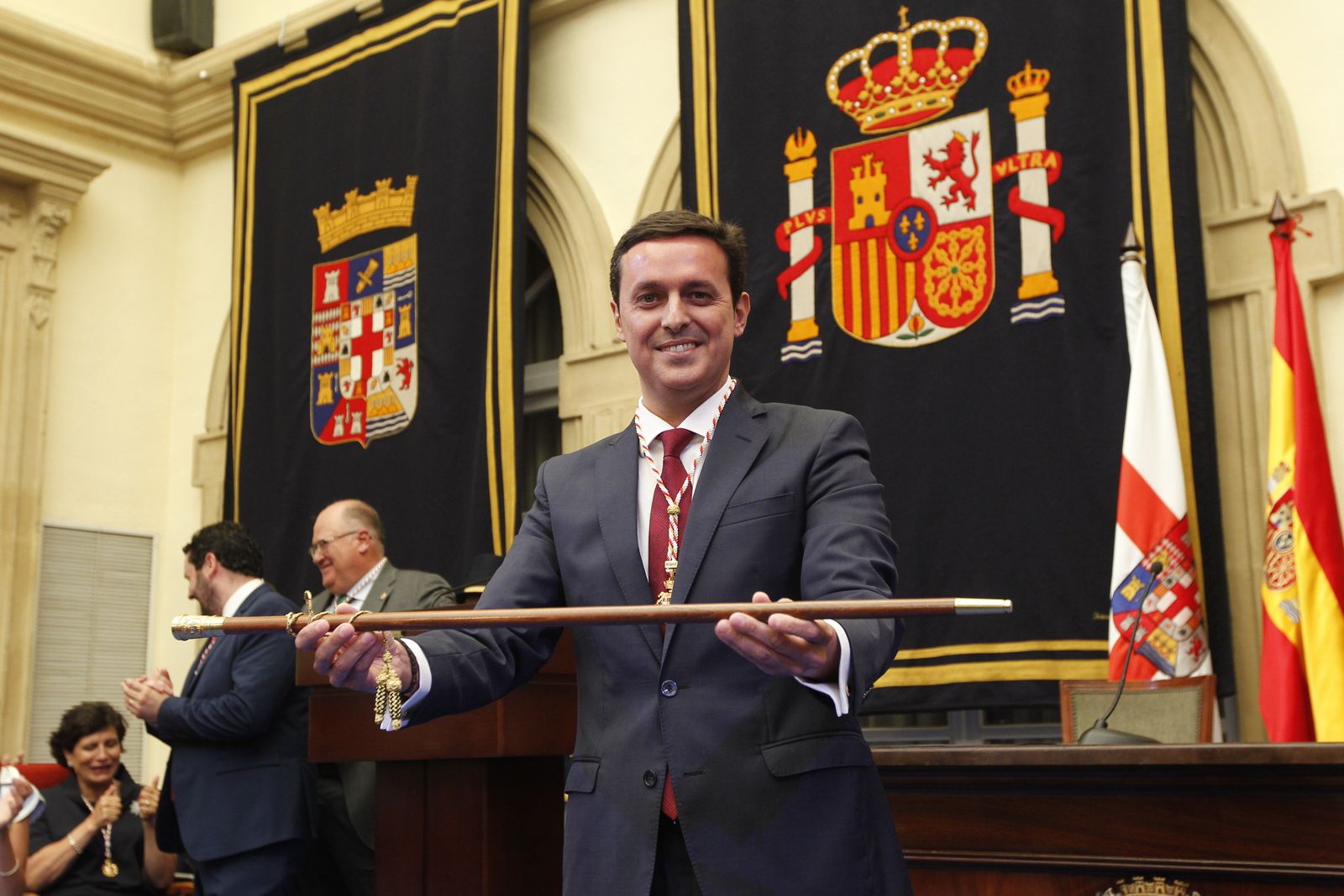 Pleno investidura Presidente Diputación de Almería. Javier Aureliano García