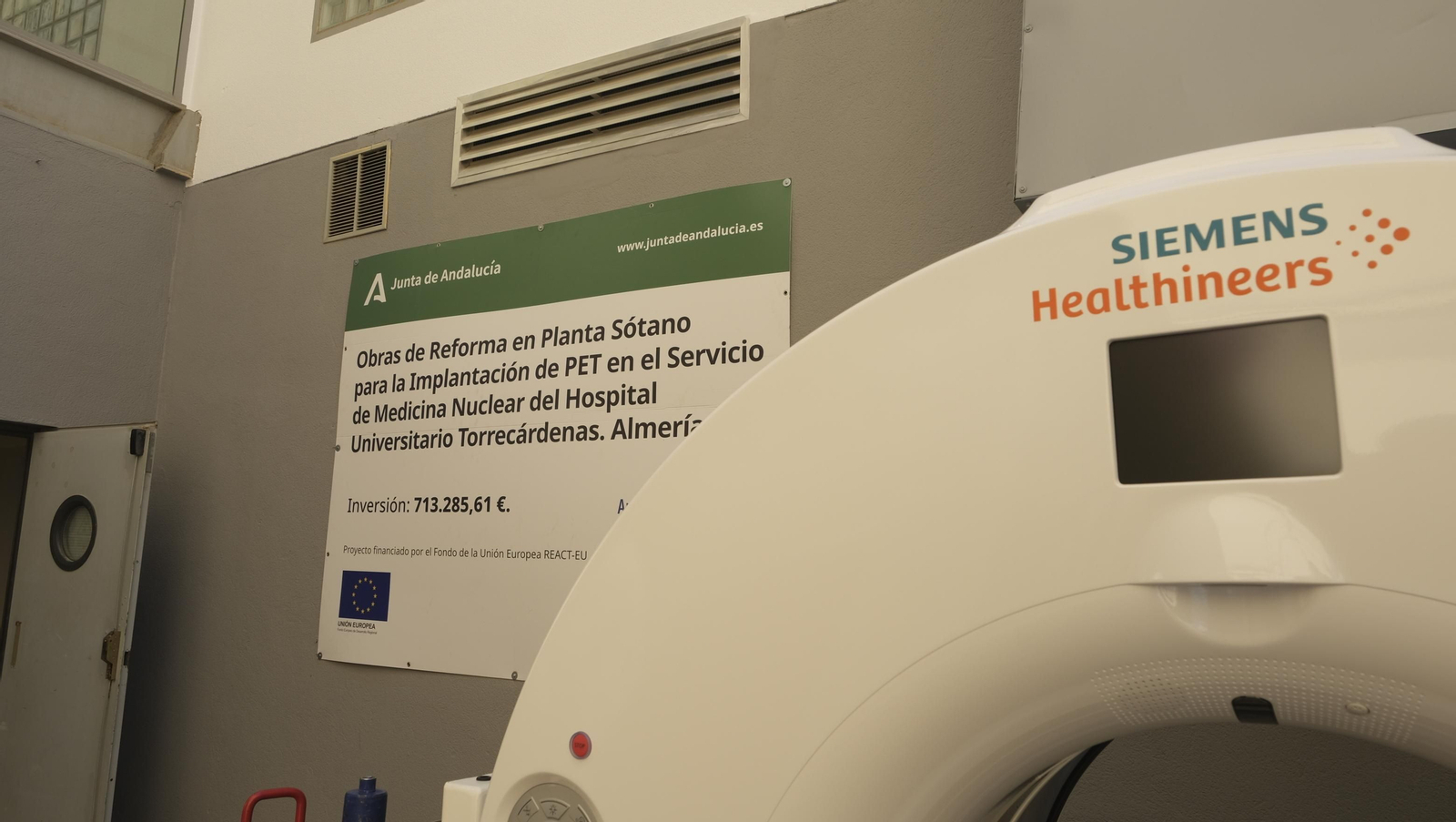 Instalación del nuevo PET-TAC en el Hospital Universitario Torrecárdenas