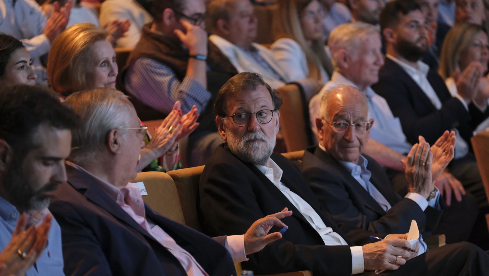 Imágenes de Rajoy apoyando la candidatura de Gabriel Amat a la Alcaldía de Roquetas de Mar