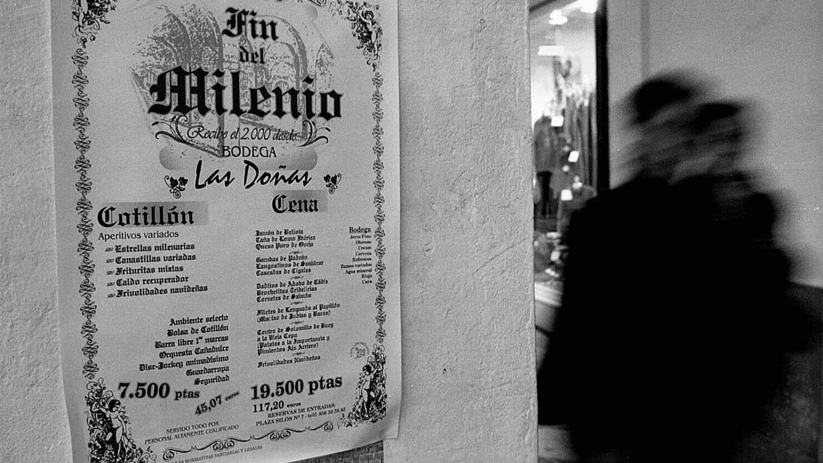 Una imagen de uno de los cotillones del año 2000.