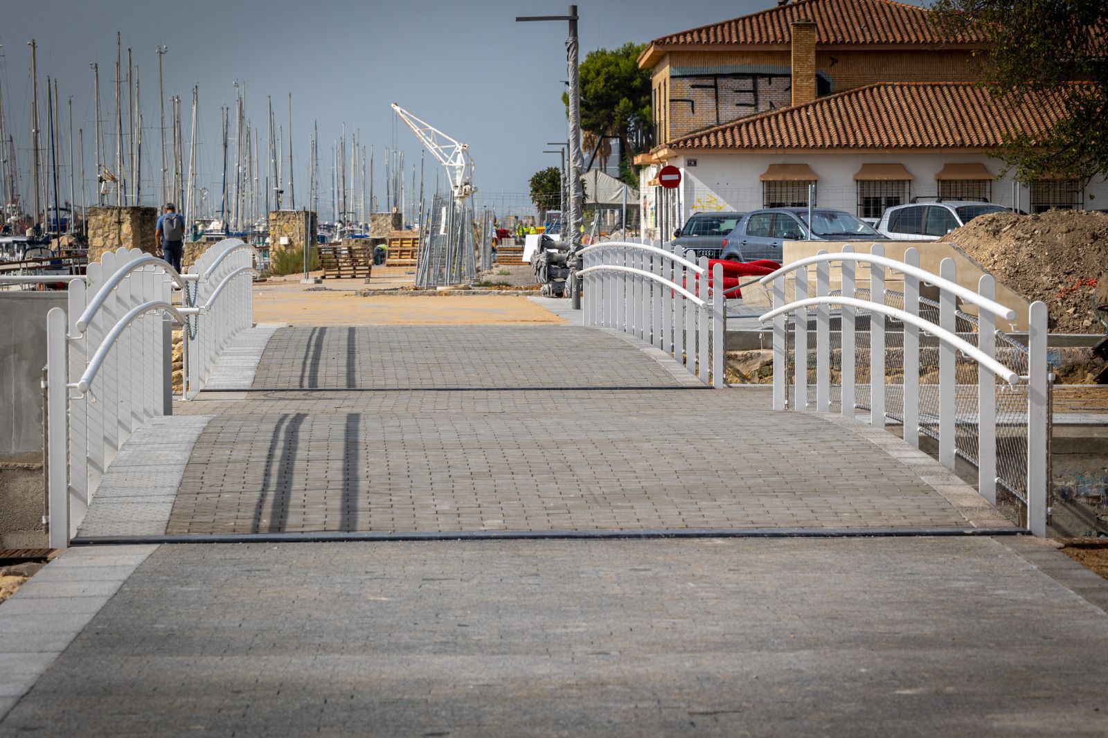 Las obras del paseo fluvial portuense, en imágenes